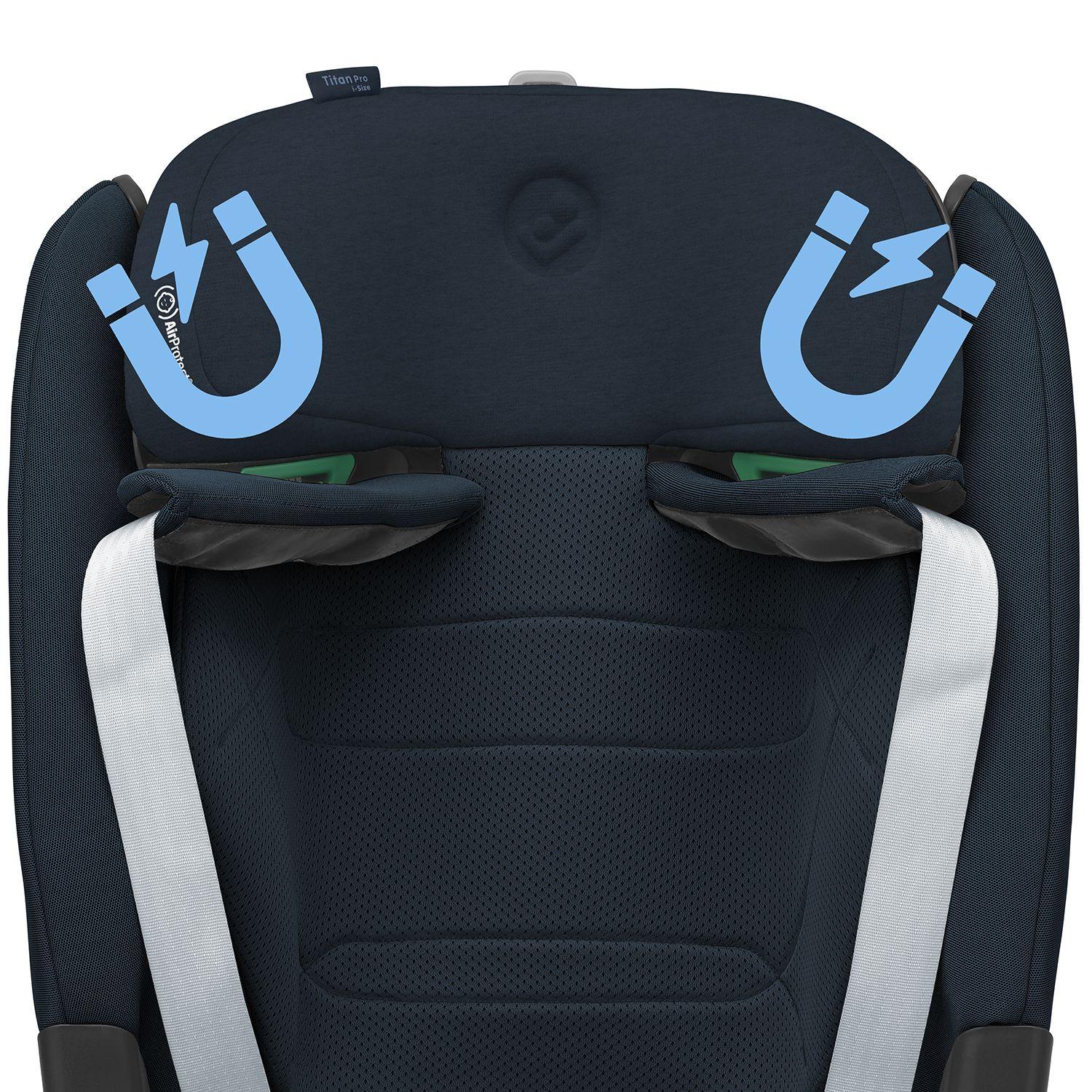 Silla Auto Combinadas Titan Pro I-Size Authentic Blue-5
