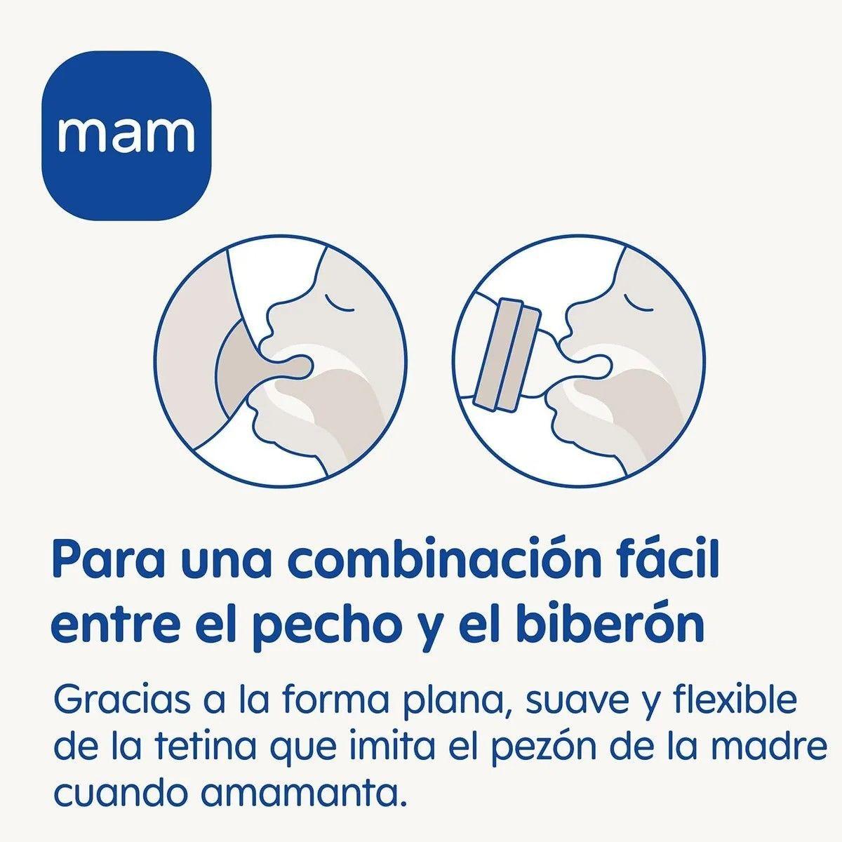 2 Tetinas Flujo 4 Ultra Vent  6 Meses+ Mam-2