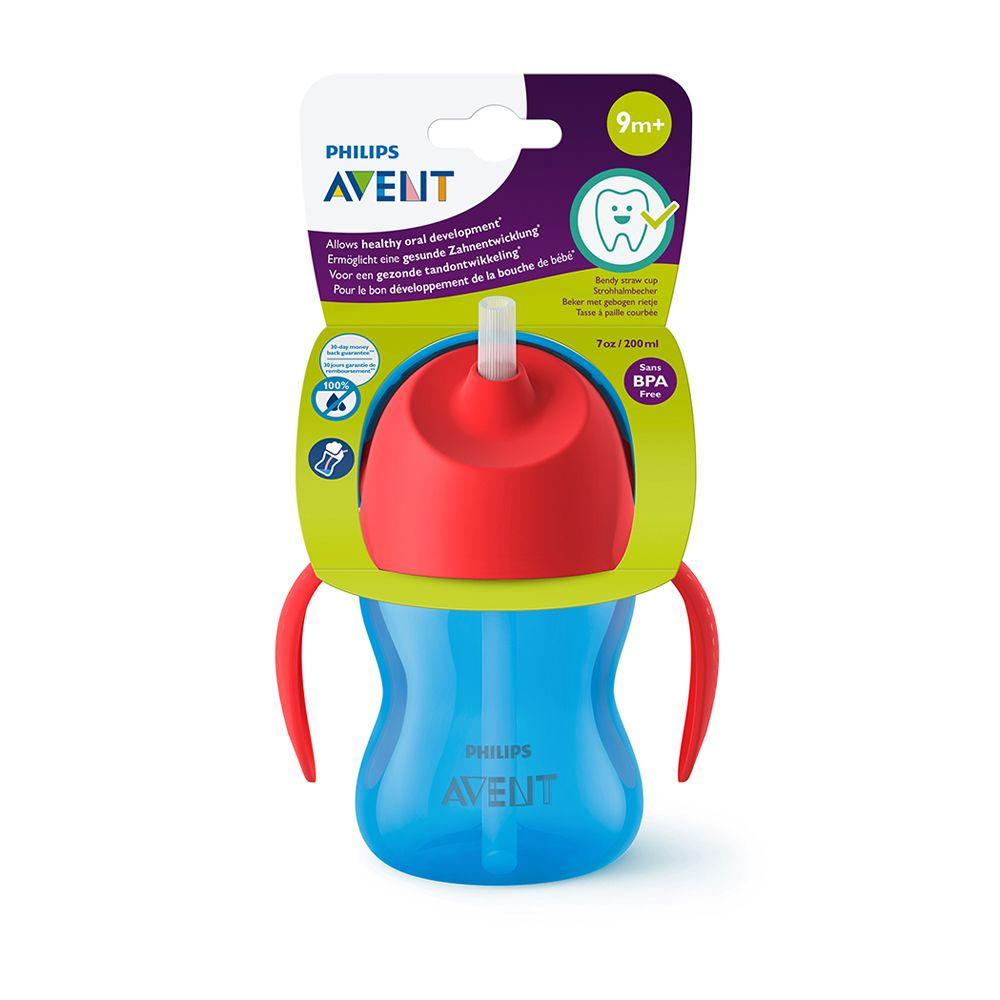 Vaso Con Bombilla Flexible De 200 Ml/7 Oz Dino Niño Avent-4