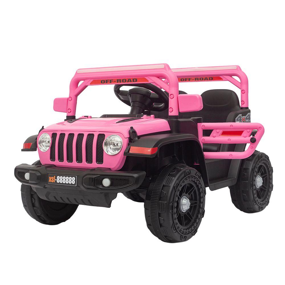Auto Eléctrico 4x4 Rosado 12v Infanti-1