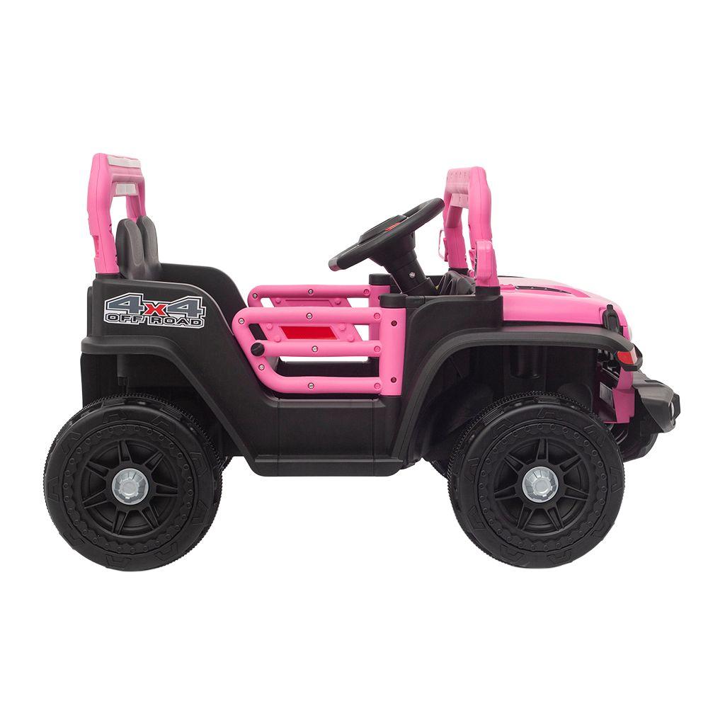 Auto Eléctrico 4x4 Rosado 12v Infanti-3