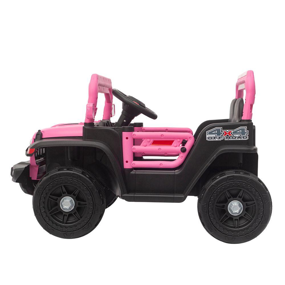 Auto Eléctrico 4x4 Rosado 12v Infanti-4