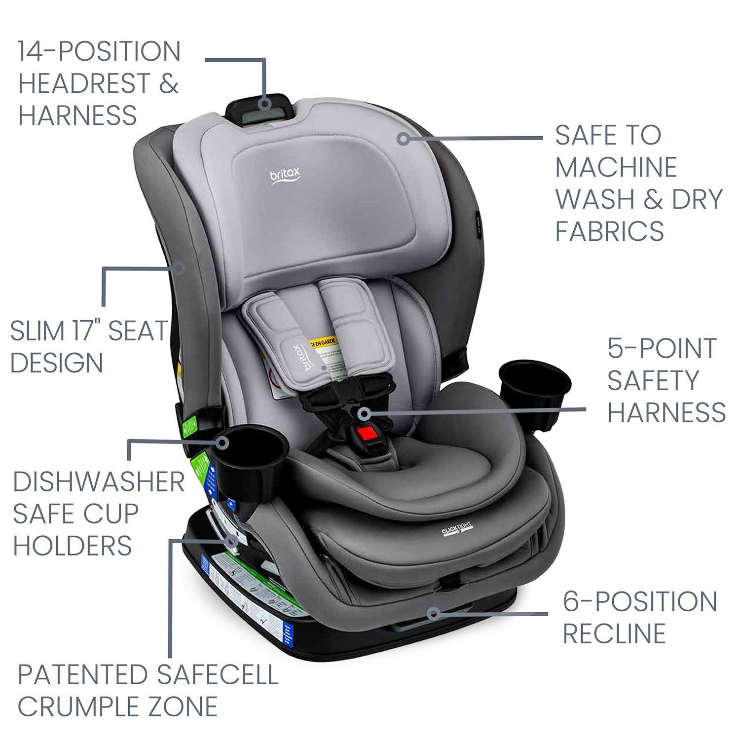 Silla De Auto Convertible Poplar Glacier Graphite Britax-2