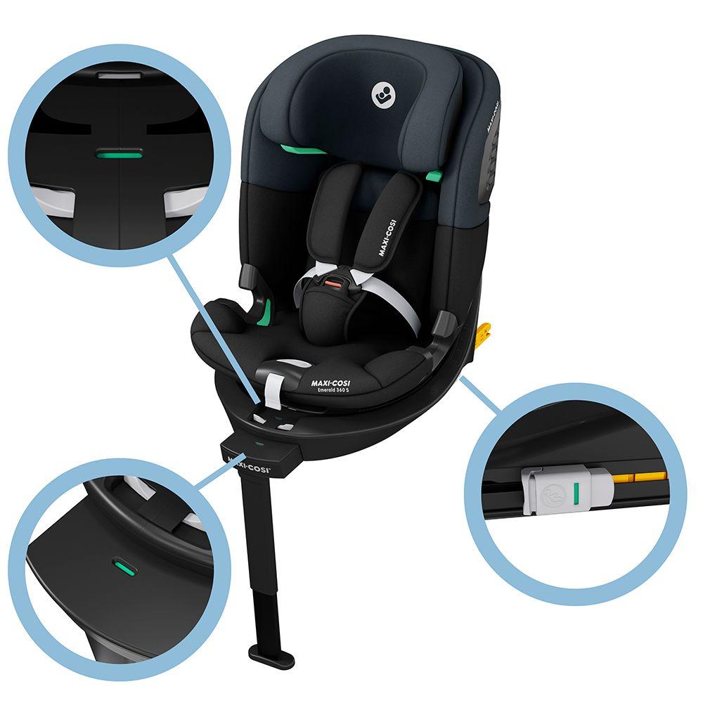 Silla de Auto Convertible Emerald S Tonal Black Maxi Cosi-2