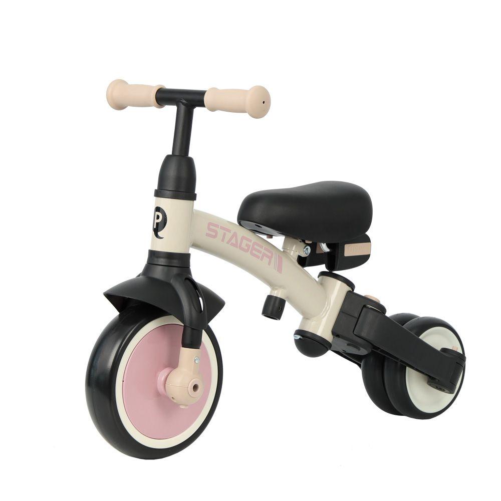 Triciclo Stager 3 in 1 Rosado Qplay-2