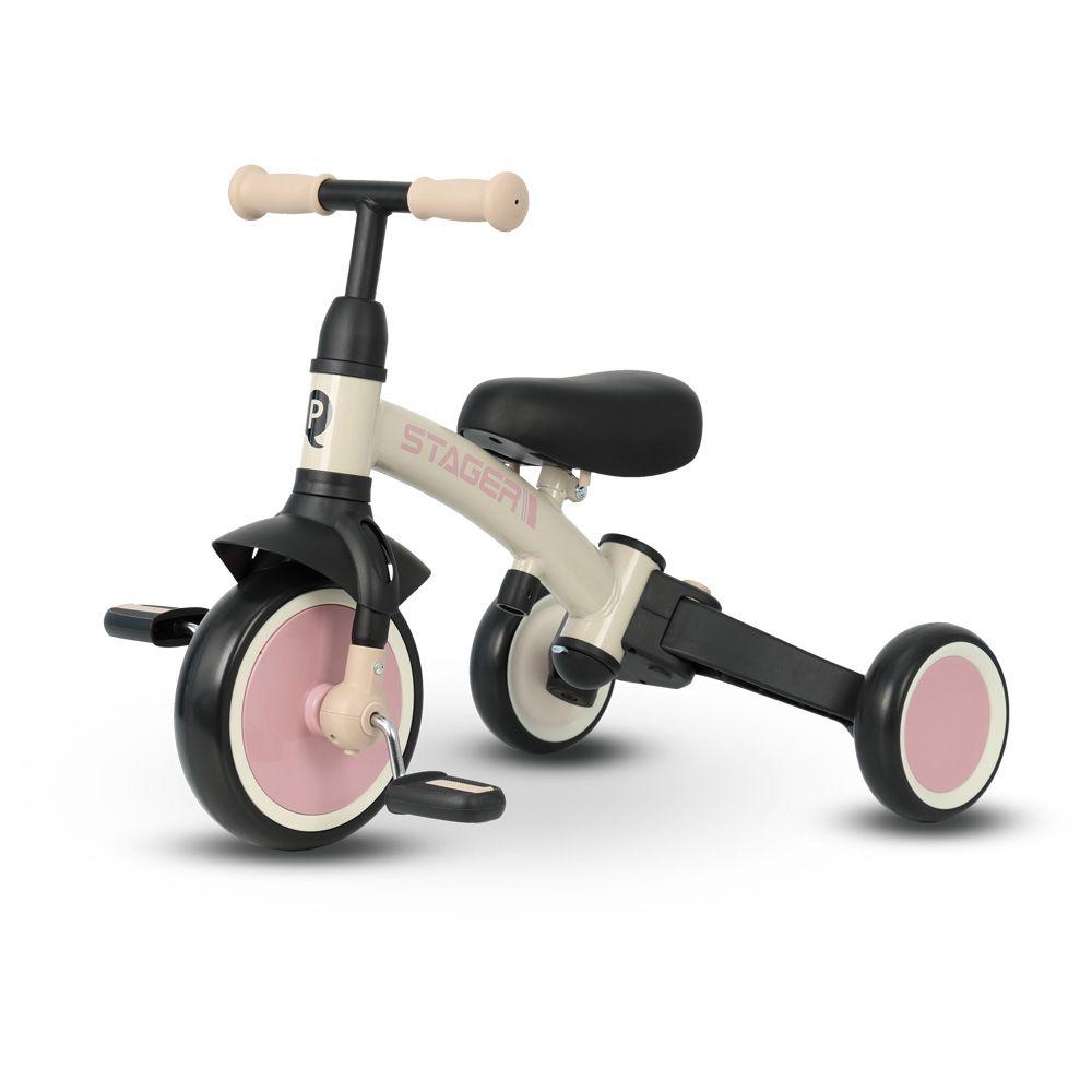 Triciclo Stager 3 in 1 Rosado Qplay-4