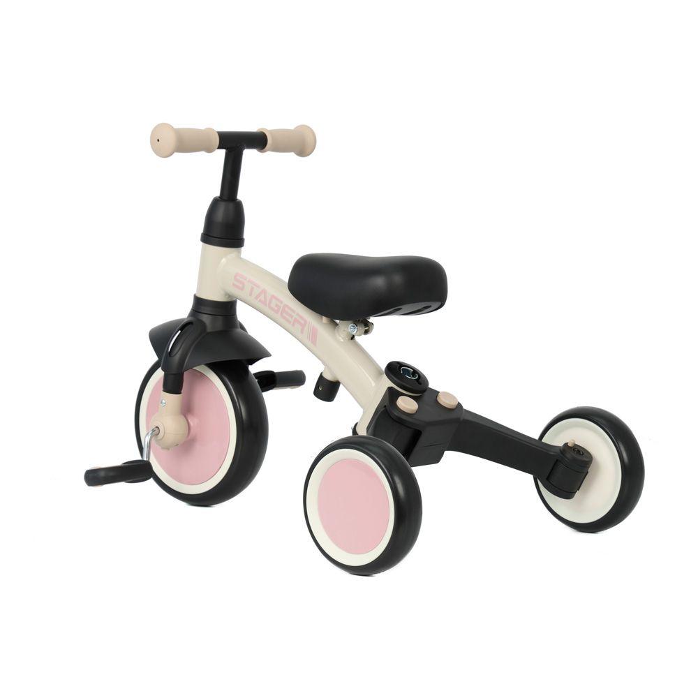 Triciclo Stager 3 in 1 Rosado Qplay-7