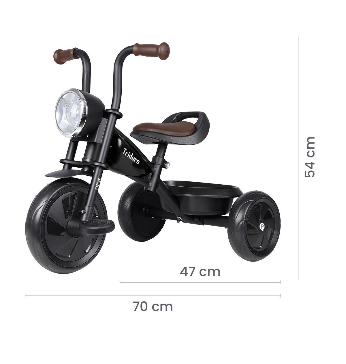 Triciclo Triduro Negro Qplay-2