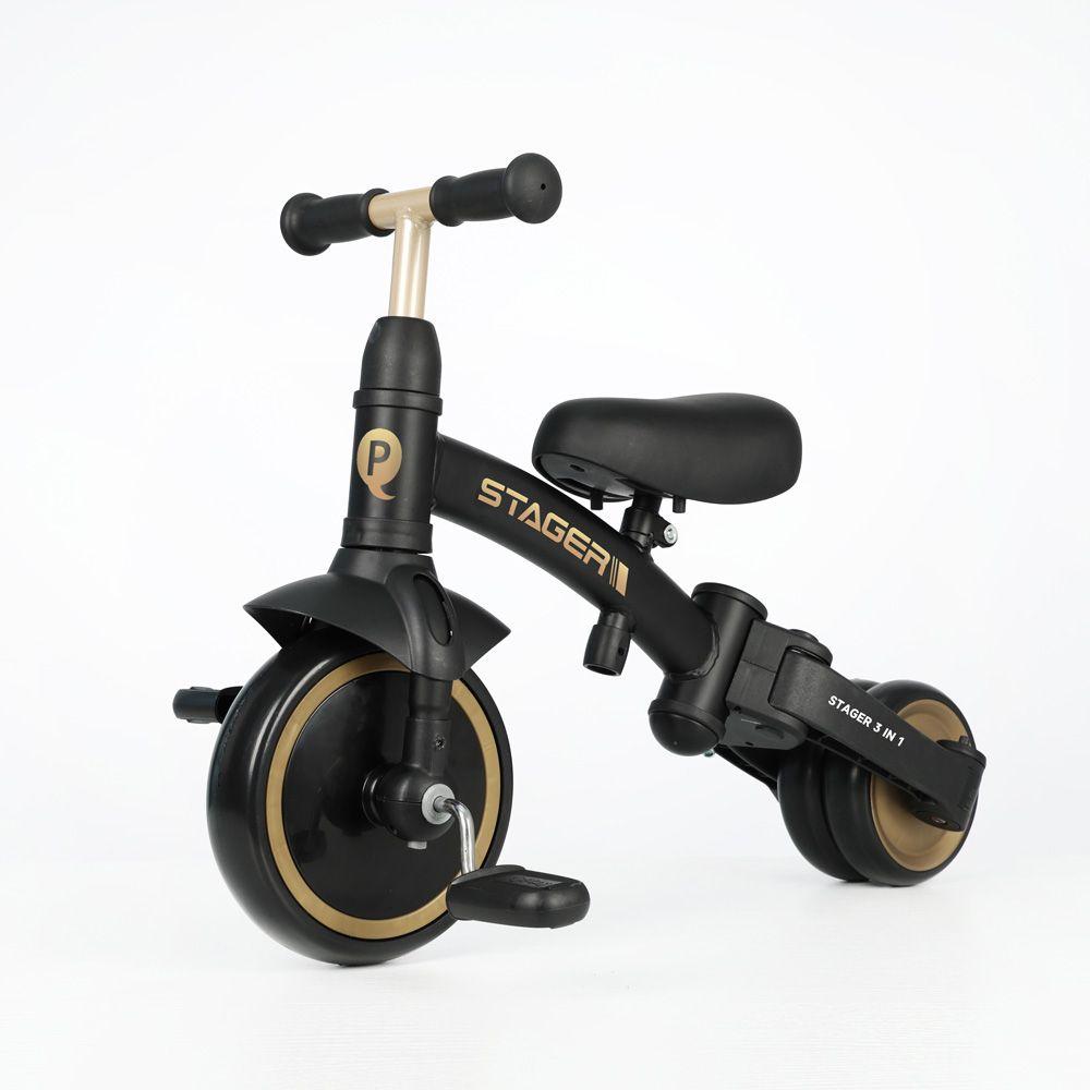 Triciclo Stager 3 in 1 Plateado Qplay-6