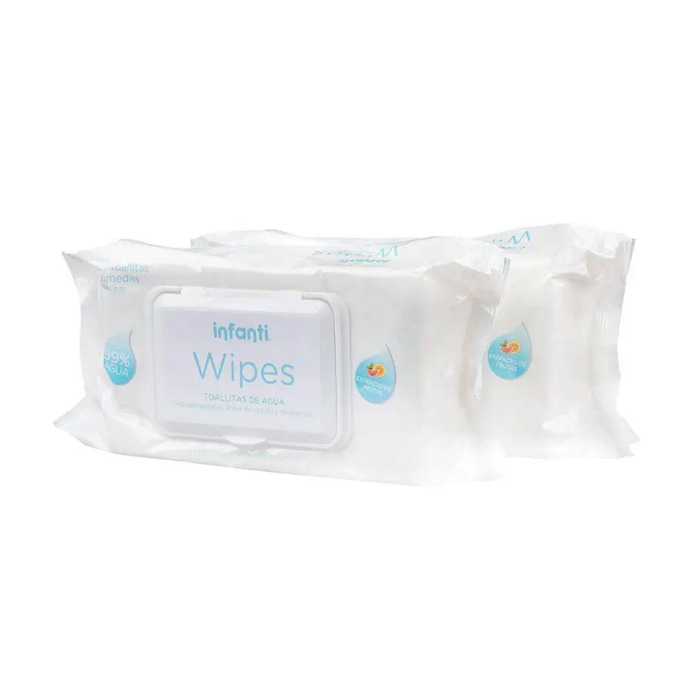 Toallita Humeda Water Wipes Pack 2X80 Un-2