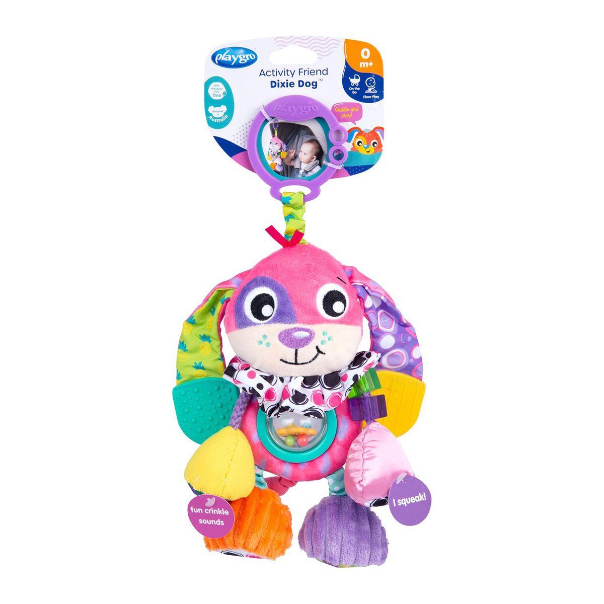 Sonajero Colgante Activity Friend Perro Dixie Playgro-1