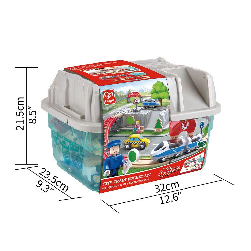 Juego De Bloques Tren De La Ciudad Hape-4