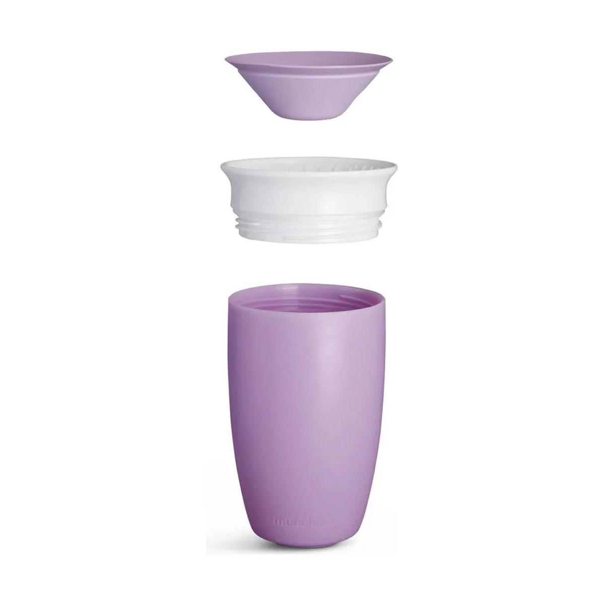Vaso Antiderrame Miracle 360 Sippy 296ml - Morado-2