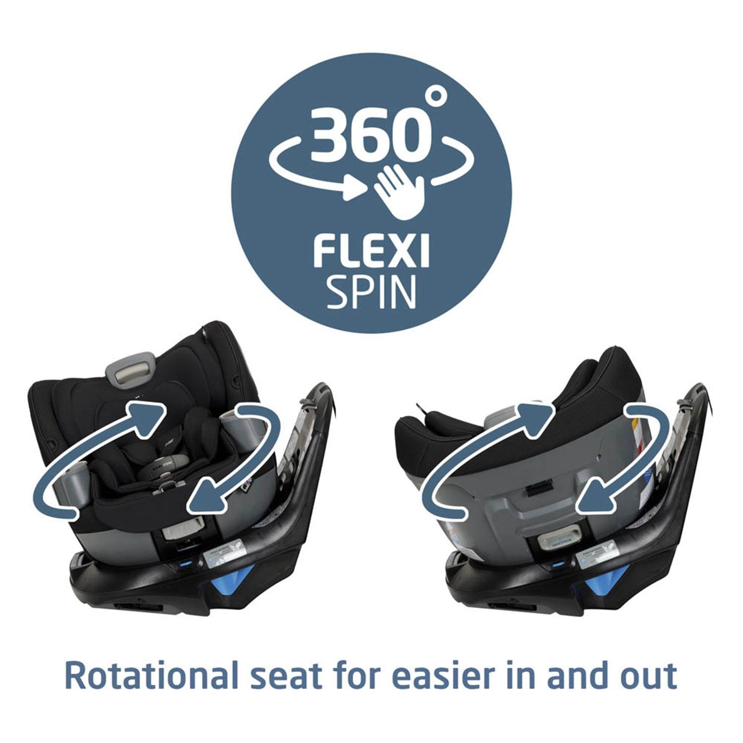 Silla de Auto Convertible Emme 360° Midnight Black Maxi Cosi-5