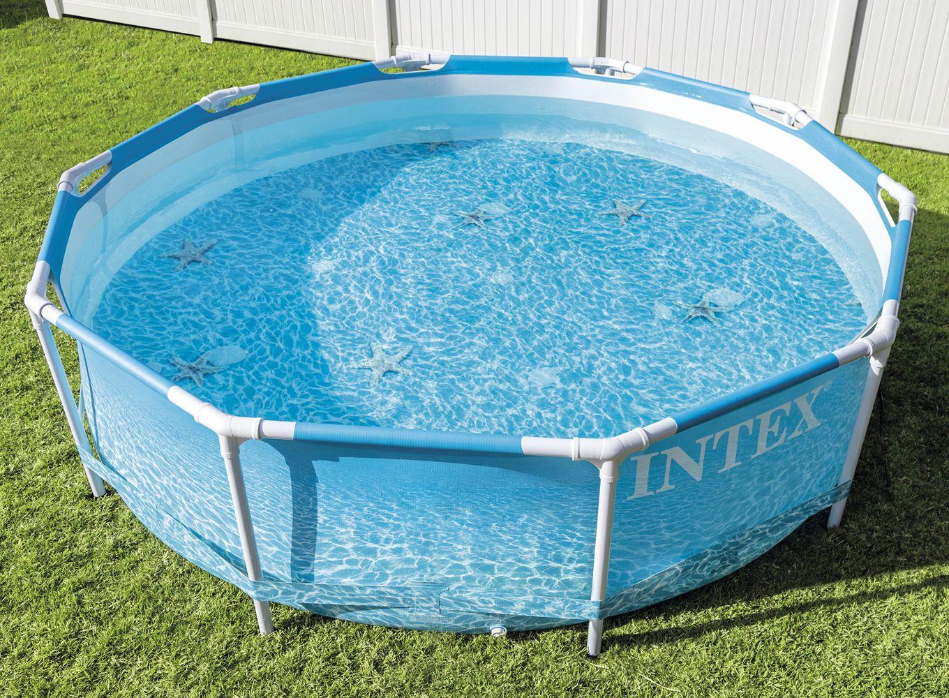 Piscina Metal Frame Beachside 305x76cm Intex-2
