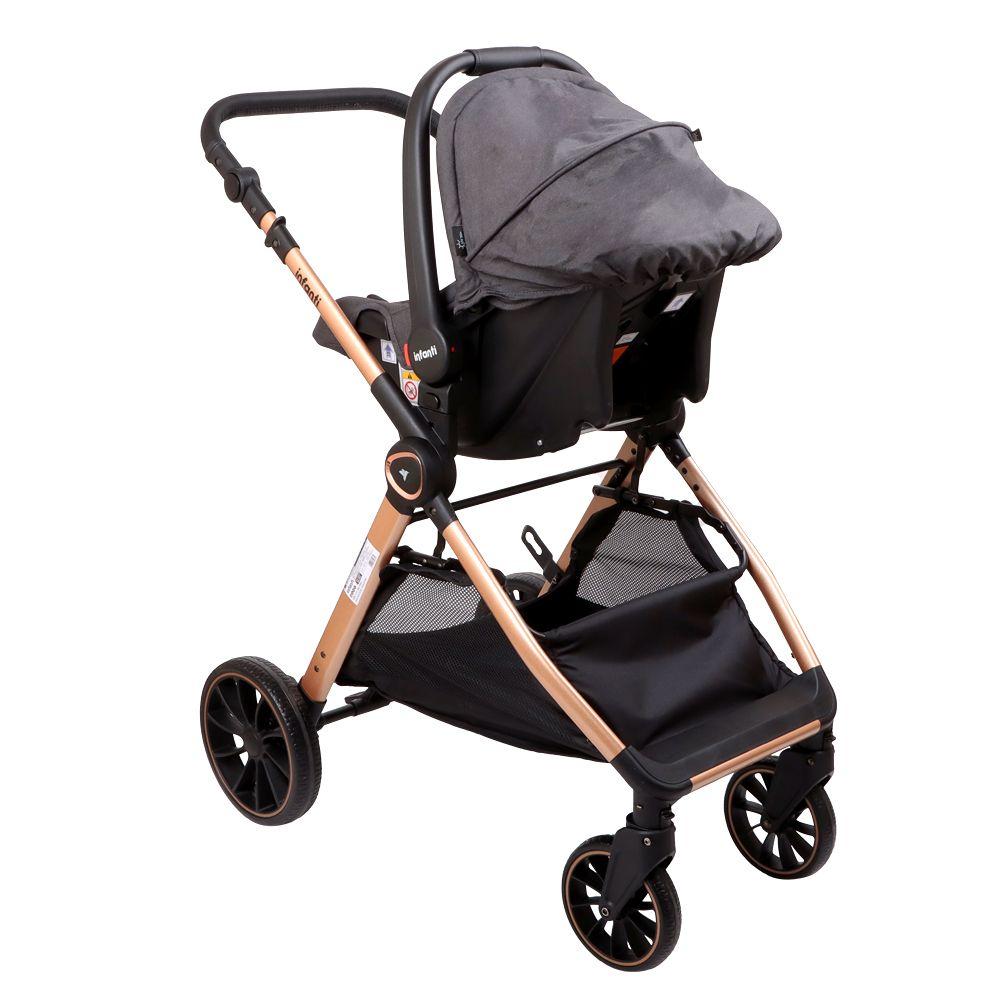 Coches Travel System Romanzo X1-D Negro Bronce Infanti-4