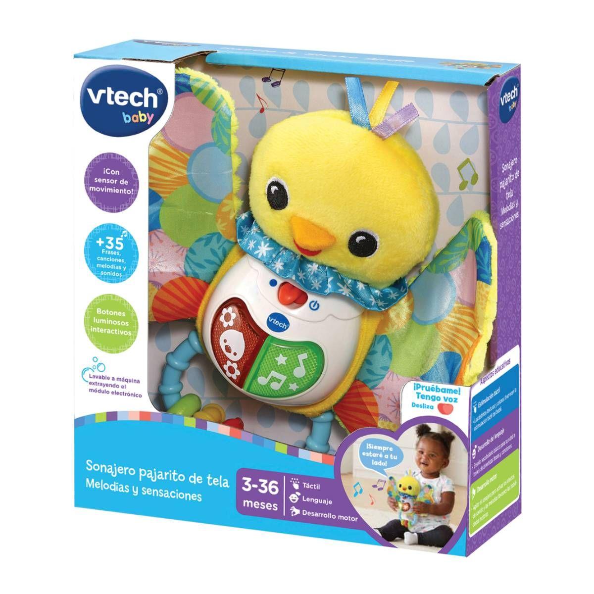 Sonajero Pajarito De Tela Melodias Y Sensaciones Vtech-3
