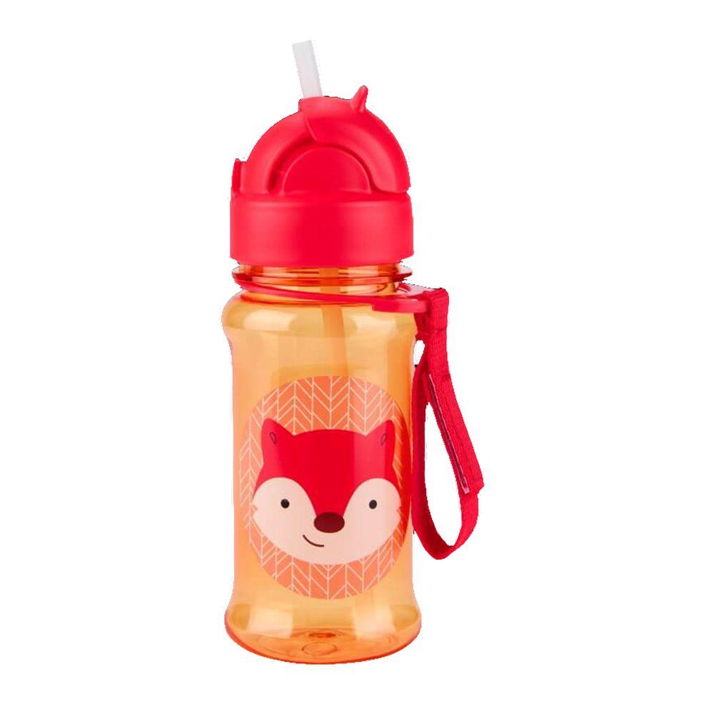 Botella con Bombilla Zoo Tritan Renew - Fox Skip Hop-0
