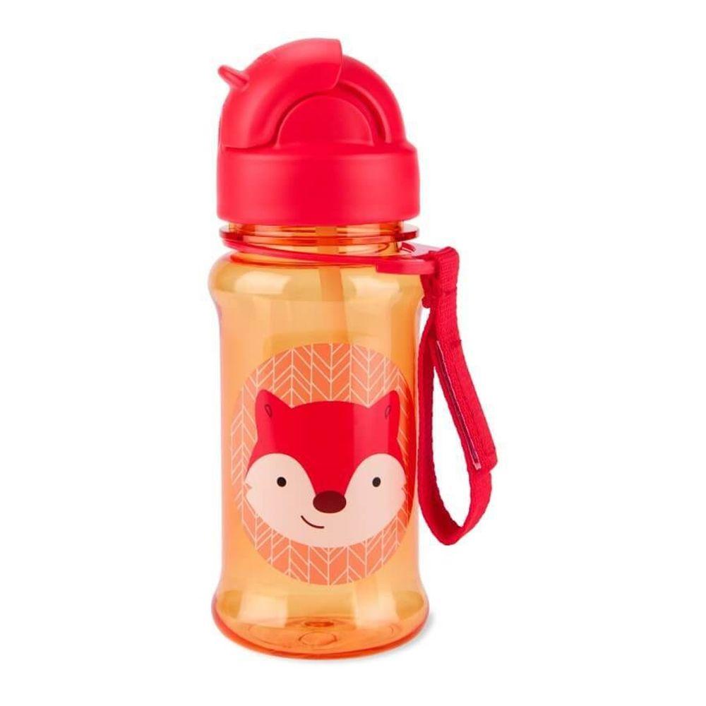 Botella con Bombilla Zoo Tritan Renew - Fox Skip Hop-1