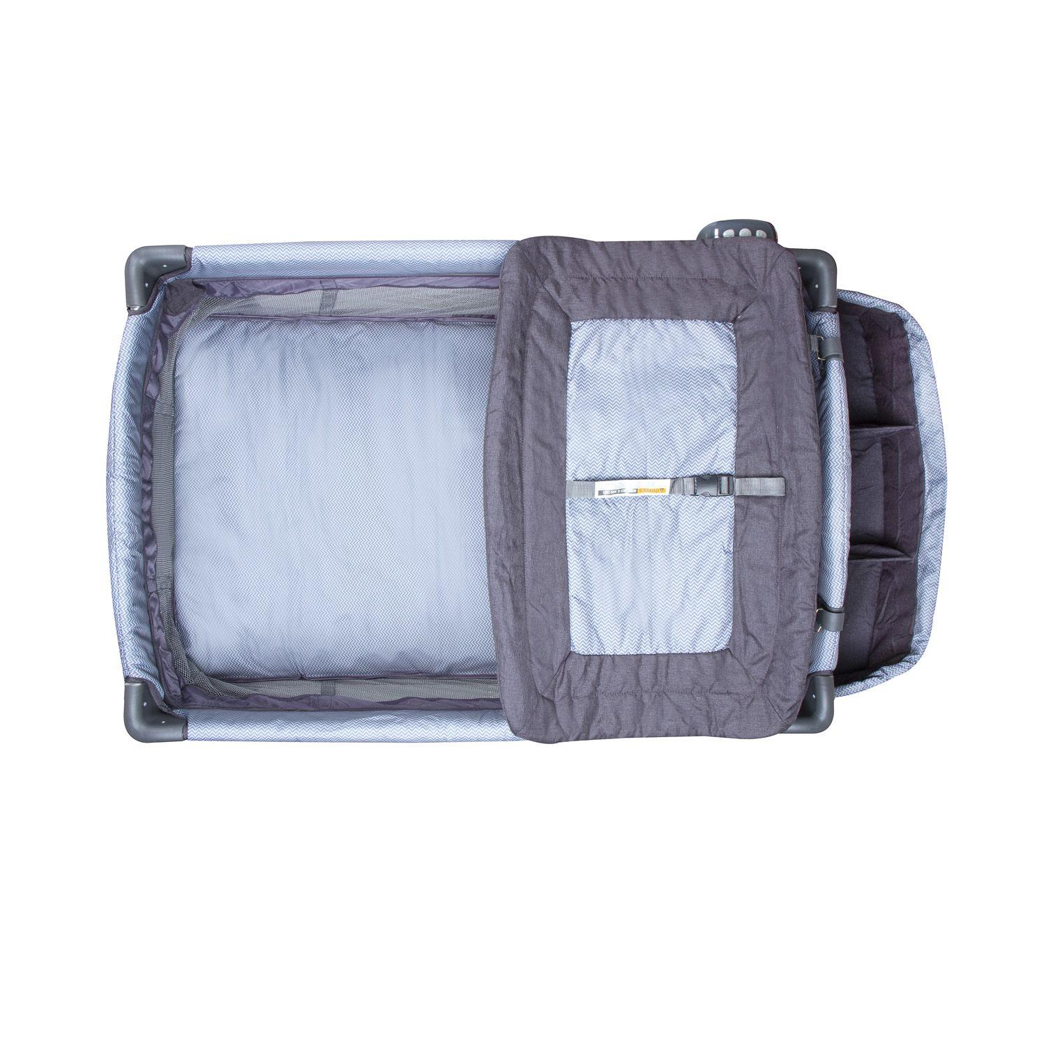 Cuna Playard Luna Grey Dots Infanti-4
