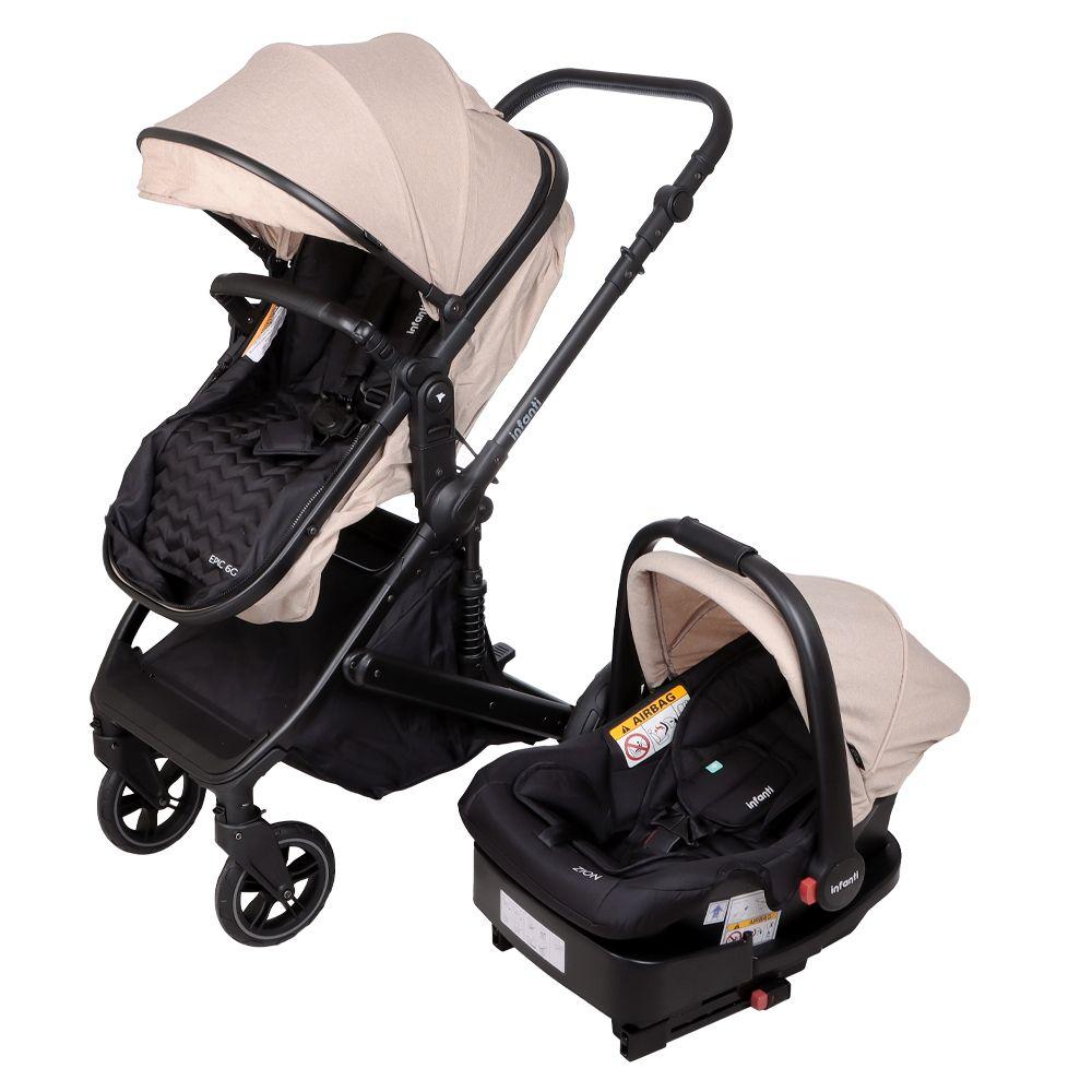Coches Travel System Epic 6G Beige Infanti-0