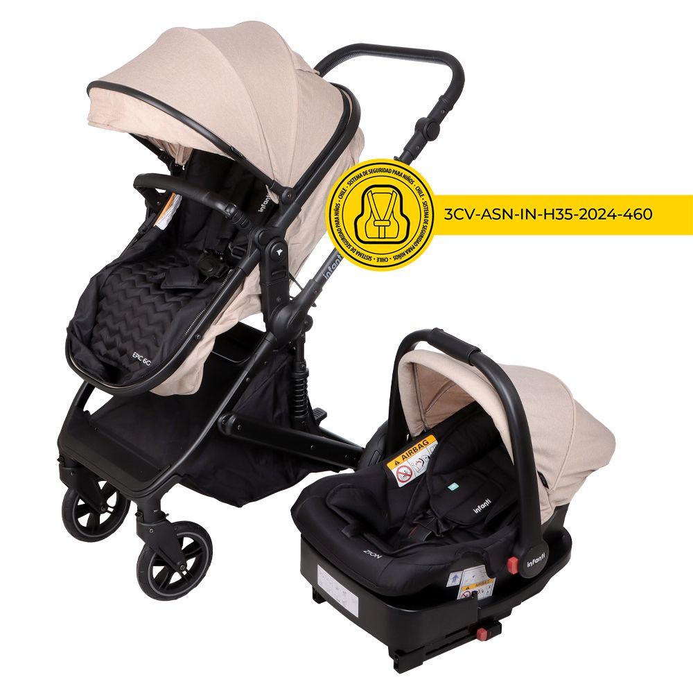 Coches Travel System Epic 6G Beige Infanti-1