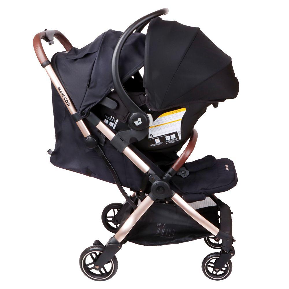 Coche Travel System Eva3 Essential Black Champagne Maxi Cosi-3