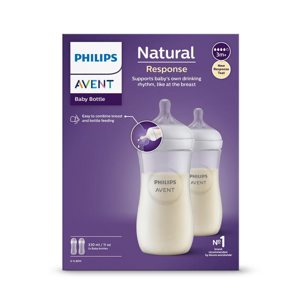 Set 2 Mamaderas Natural 3.0 330 ml Philips Avent-2