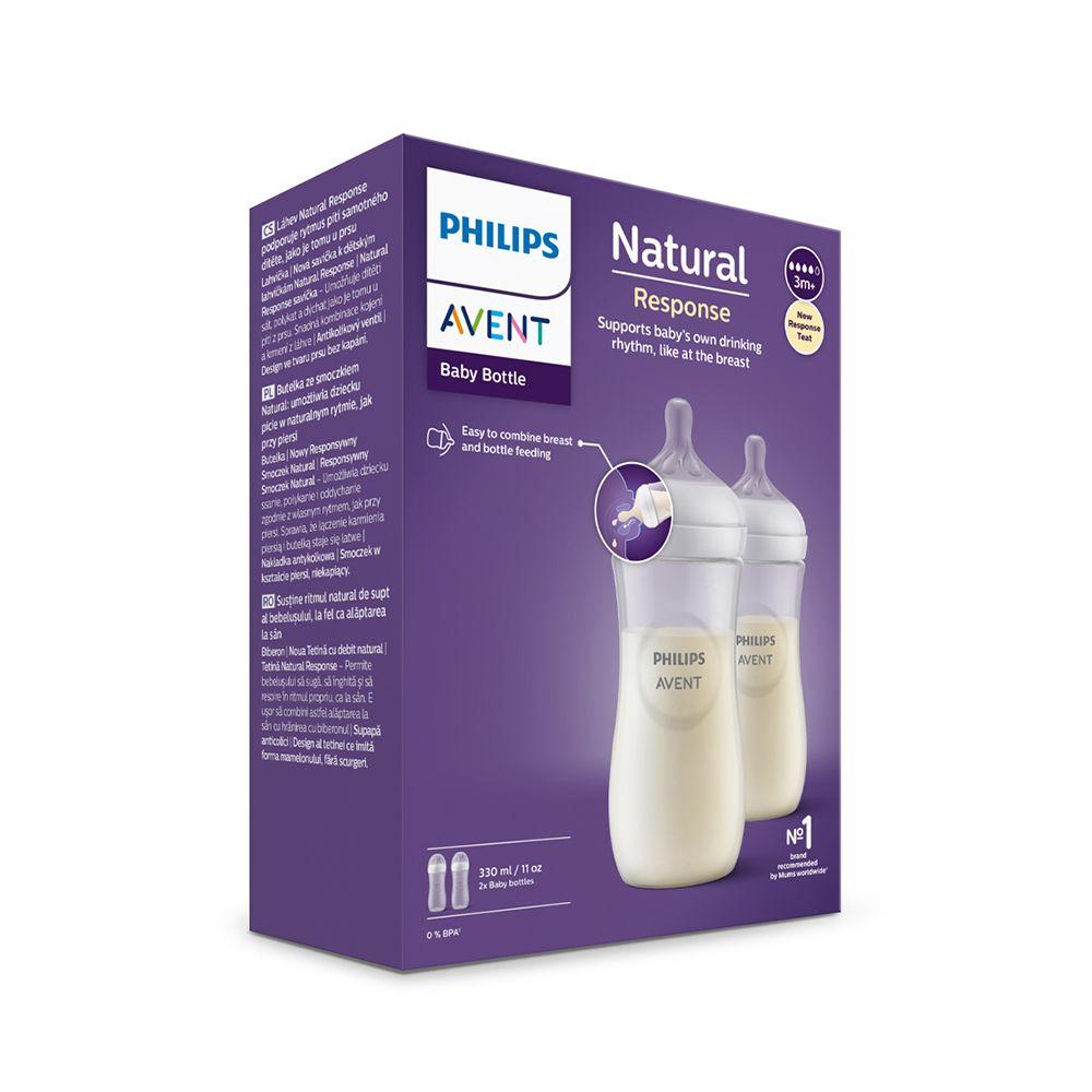 Set 2 Mamaderas Natural 3.0 330 ml Philips Avent-3