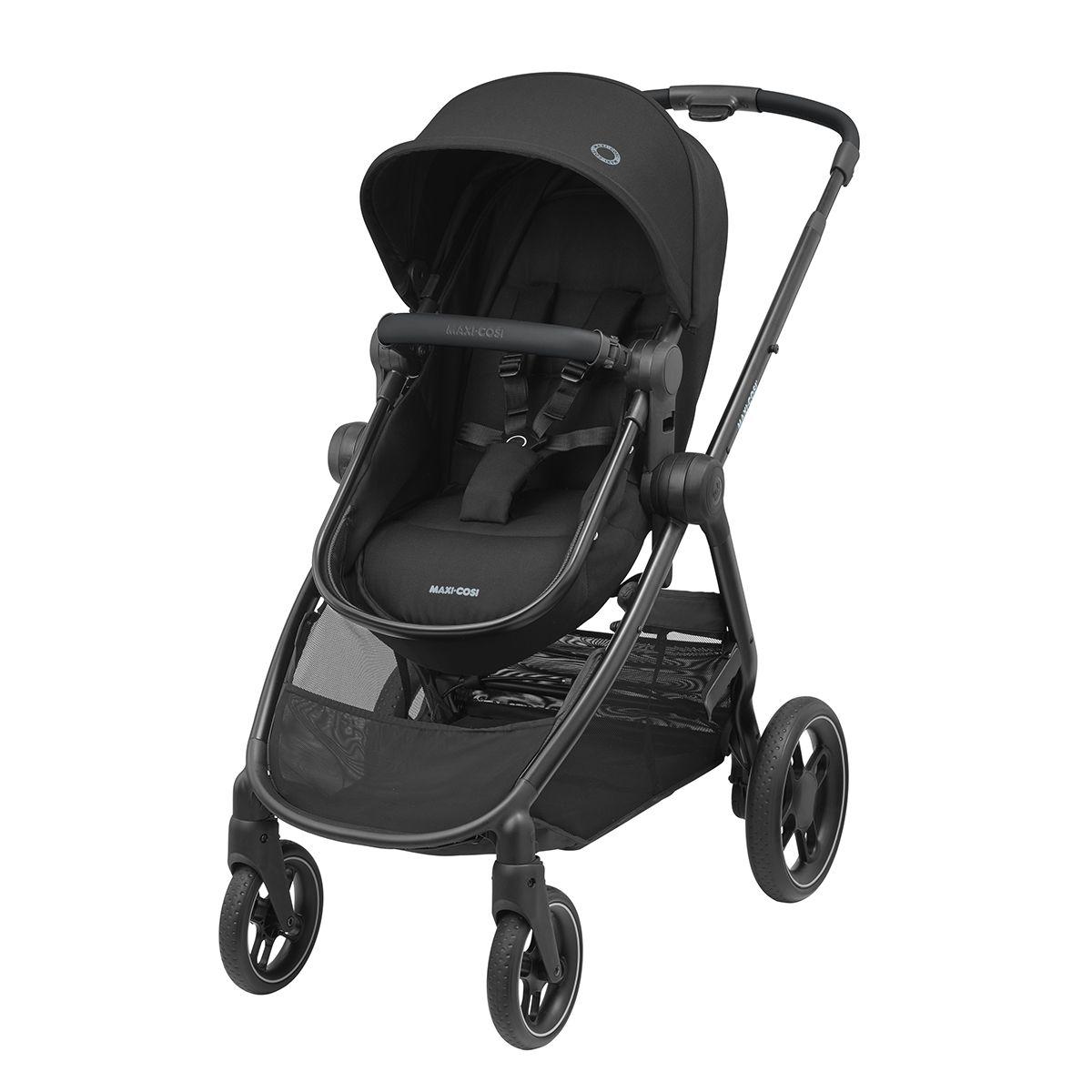 Coche Travel System Zelia 3 + Pebble 360° + Family Fix Black-6