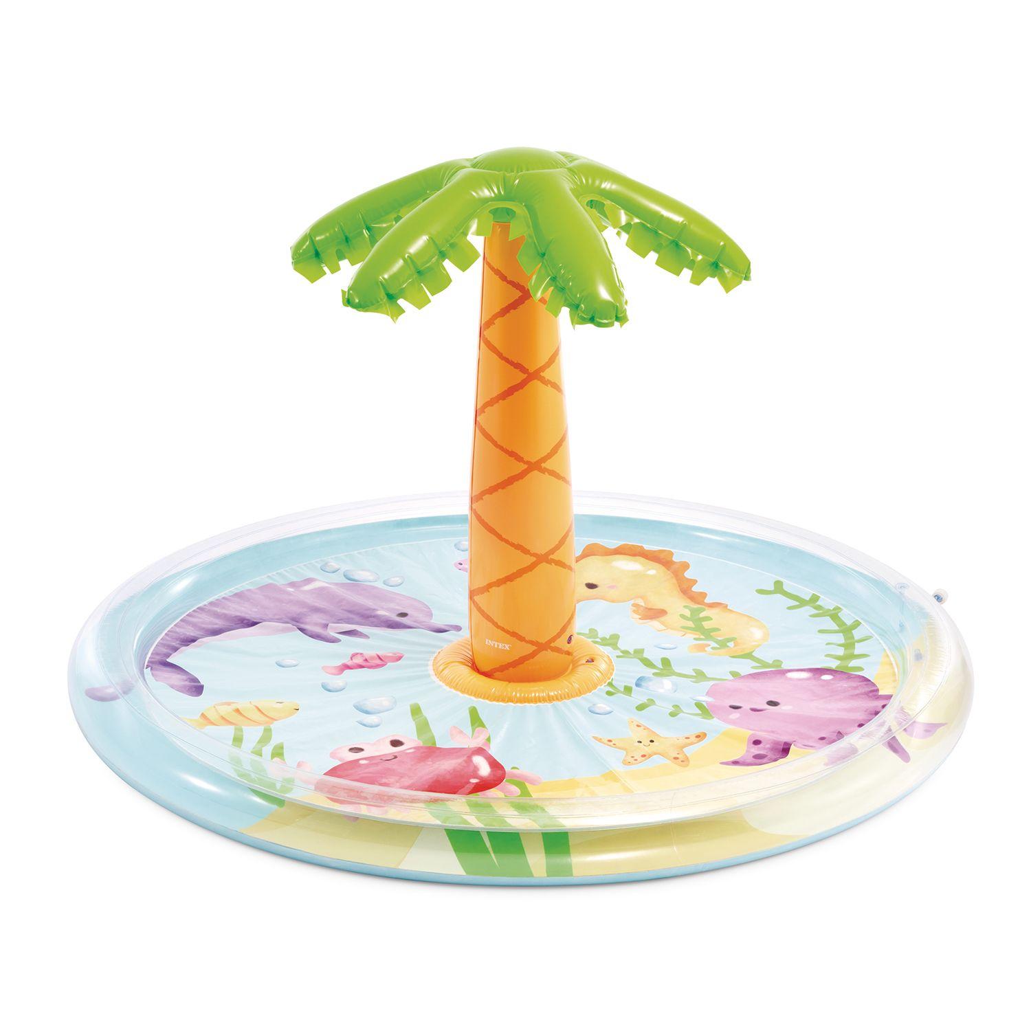 Piscina Inflable Palmera con Rociador de Agua Intex-0