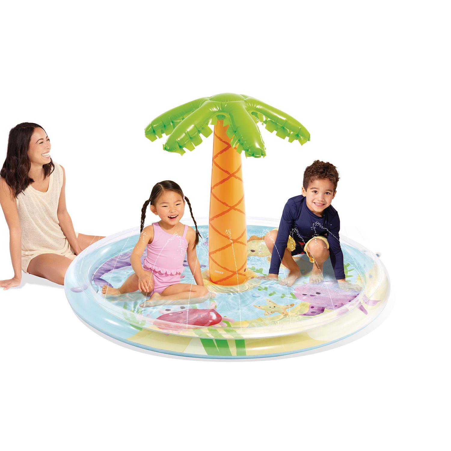 Piscina Inflable Palmera con Rociador de Agua Intex-2