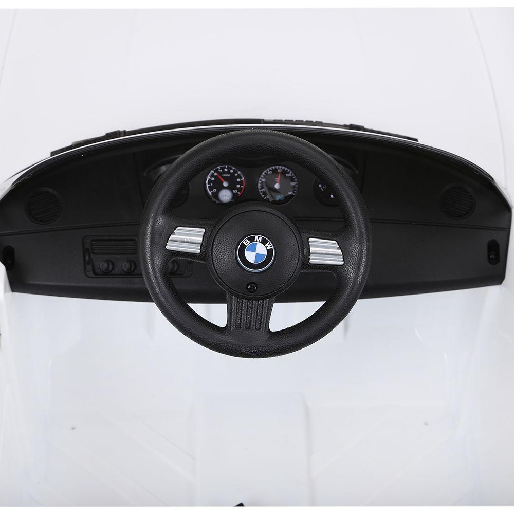 Auto Con Guía Direccionable Bmw Z8 Blanco Infanti-6