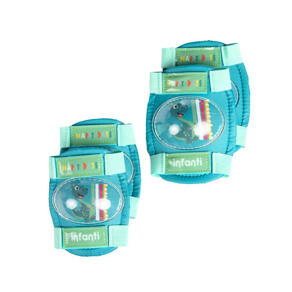 Set de Casco y Rodilleras Green Infanti-2