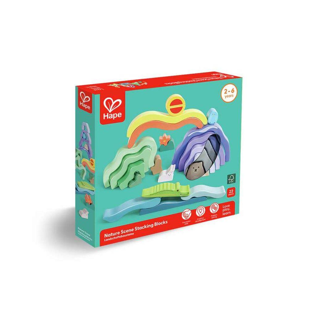 Bloques Apilables Nature Scene Hape-6