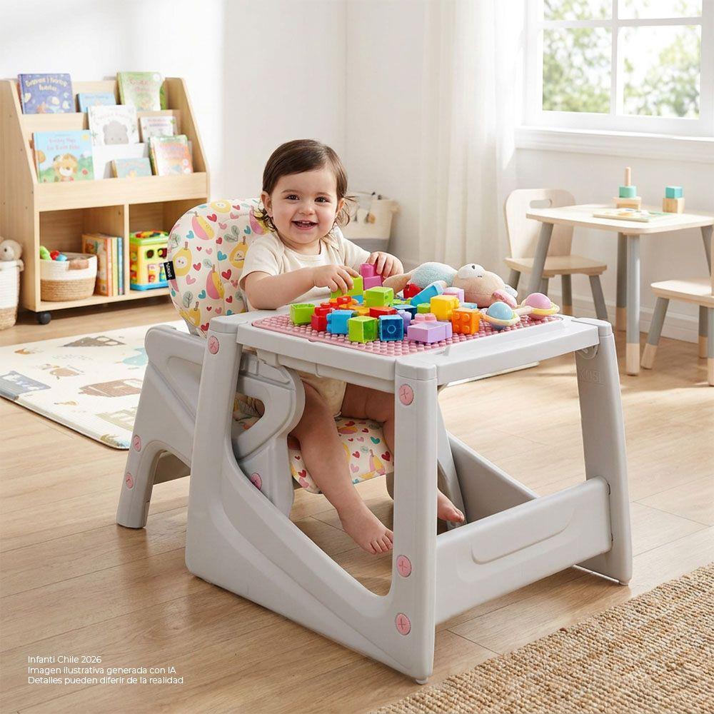 Silla Comer Alta Sit-Up Plus Rosado Infanti-6