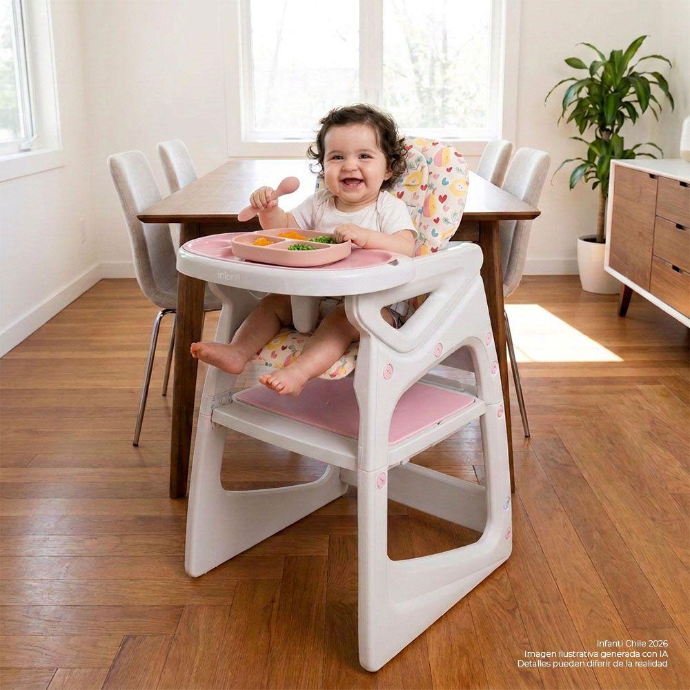 Silla Comer Alta Sit-Up Plus Rosado Infanti-7