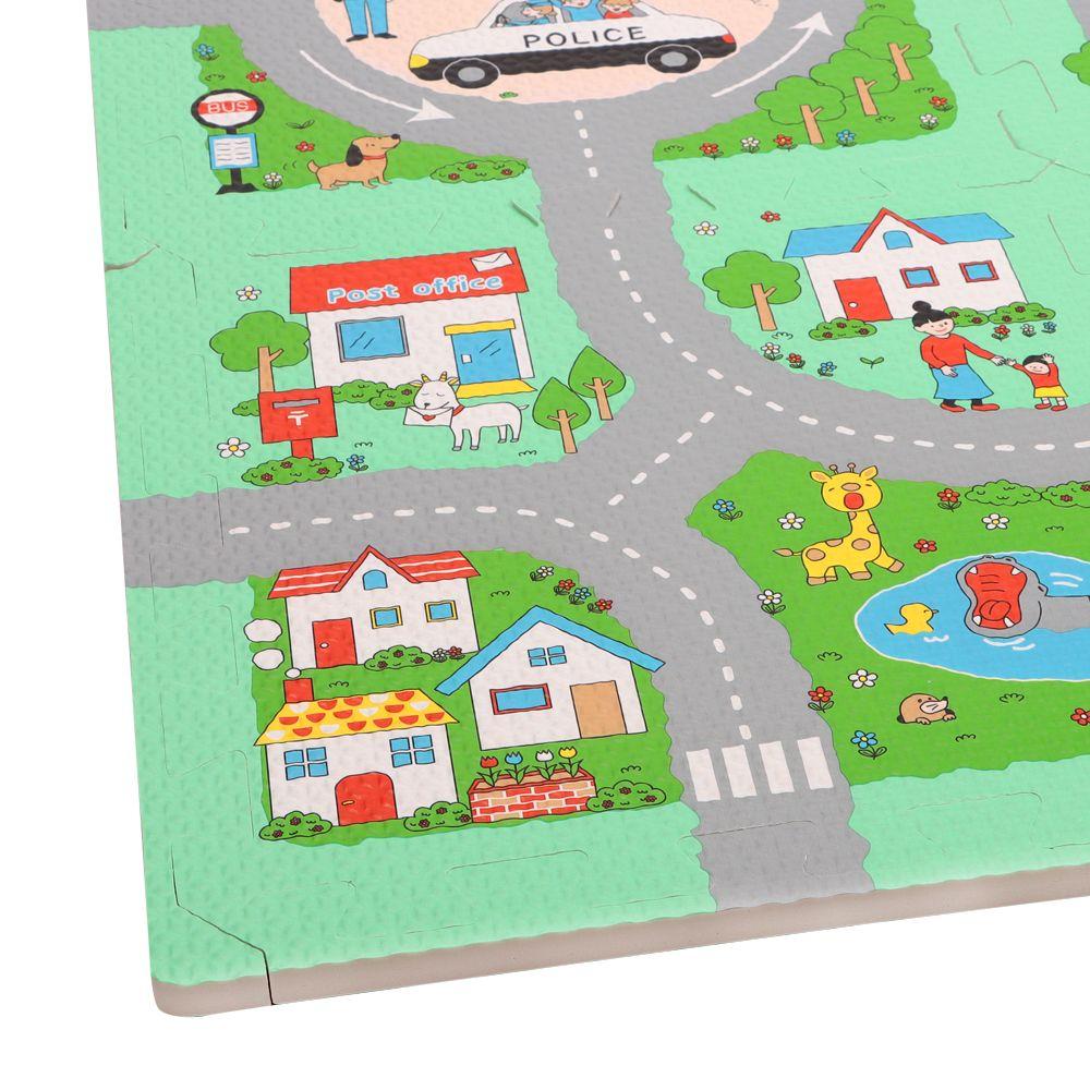 Alfombra Mat Eva Pista Ciudad 9 Pz Infanti-2