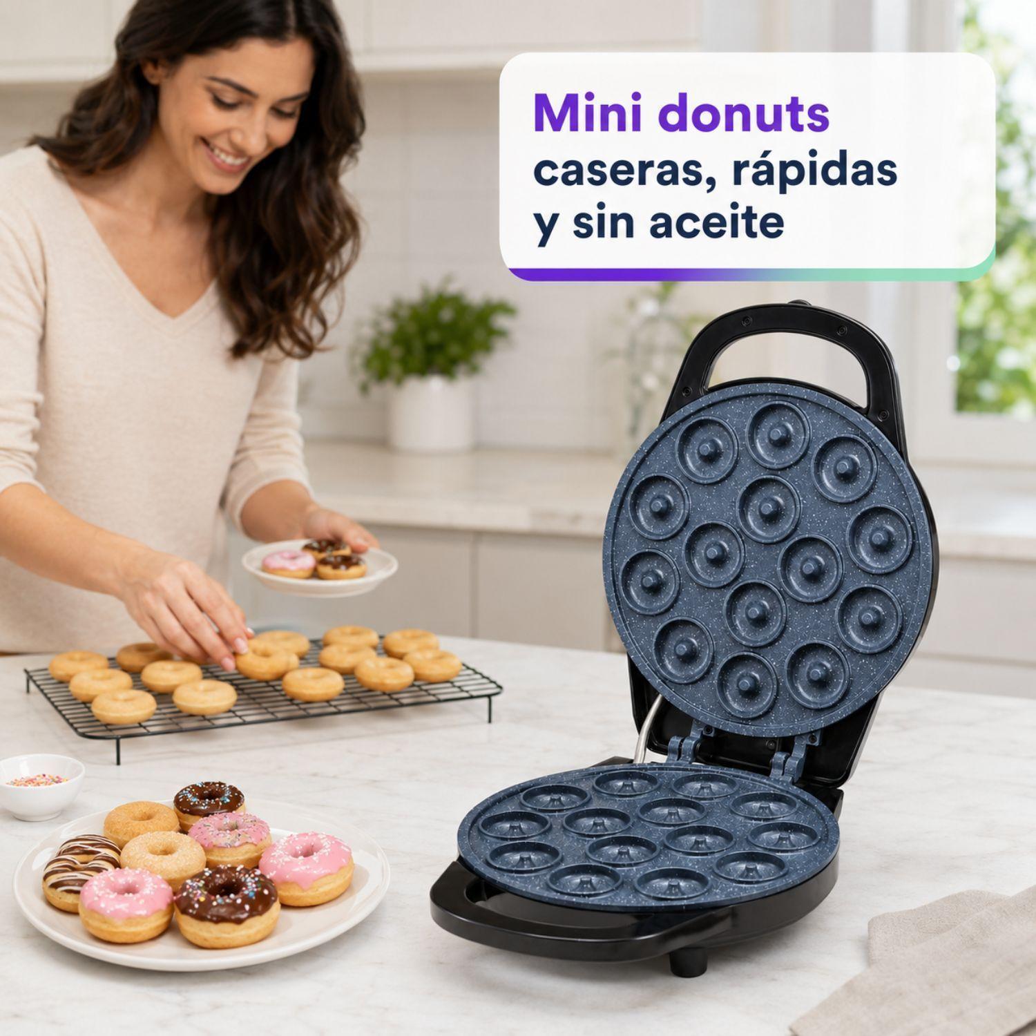 Maquina Mini Donas Donuts Maker Blanik Bdm04 Antiadherente-2