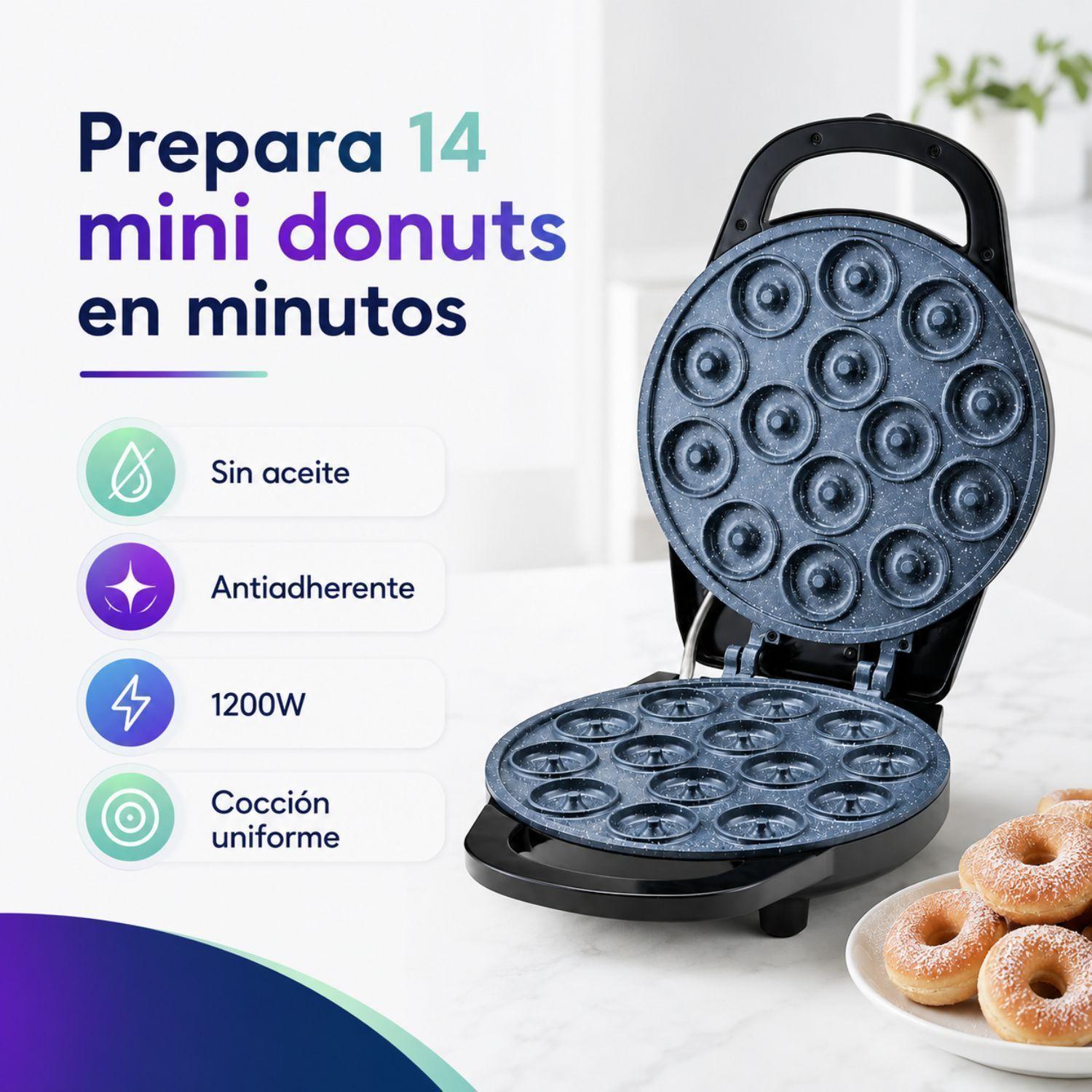 Maquina Mini Donas Donuts Maker Blanik Bdm04 Antiadherente-4