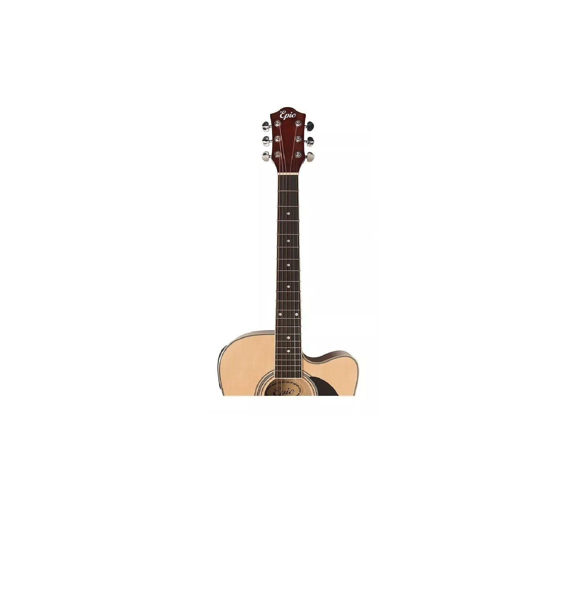 Guitarra Electroacustica Cutaway Epic Ea41 Abeto 21 Trastes-2