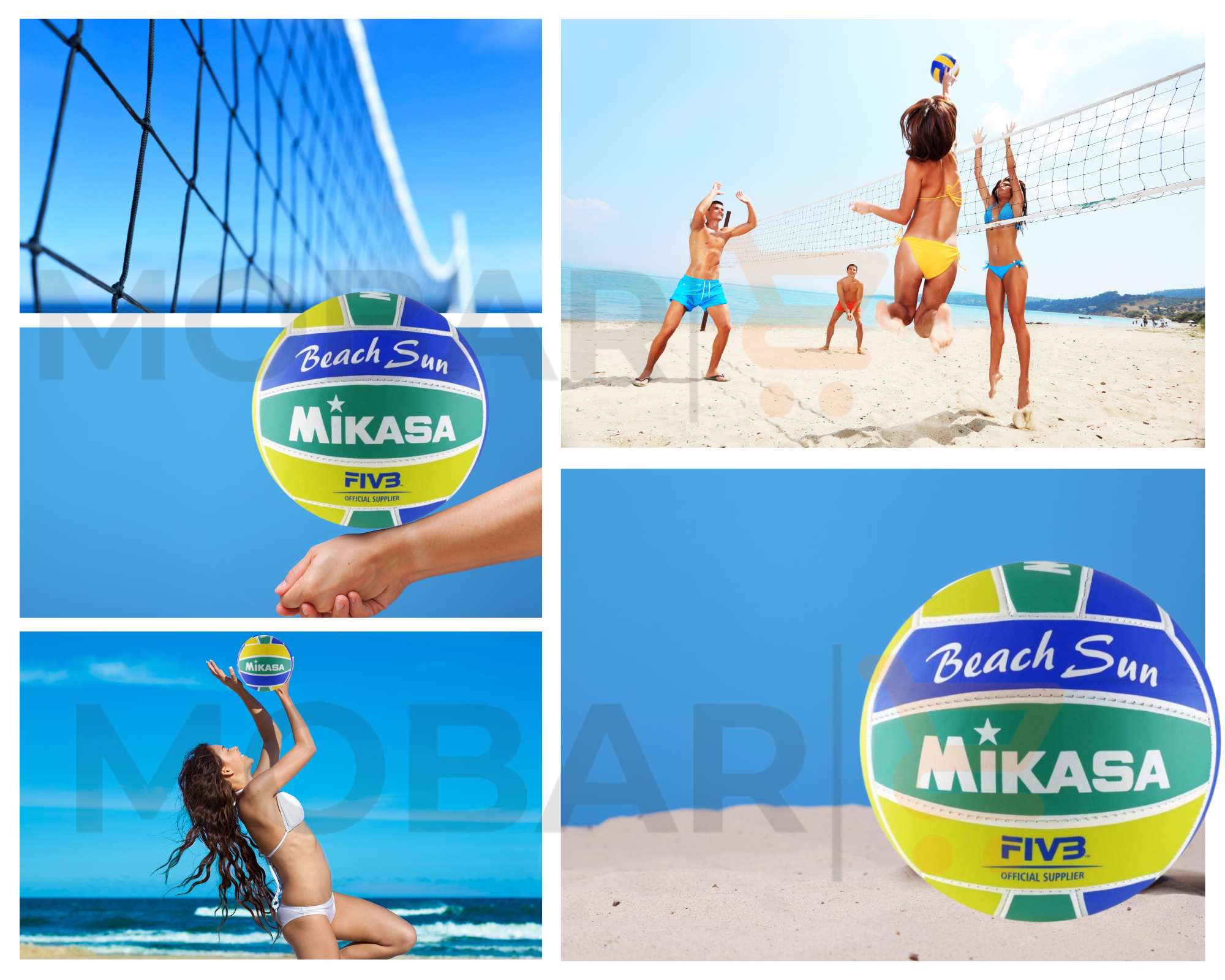Pelota Volleyball Balon Voleibol Voley Volei Mikasa Beachsun-6