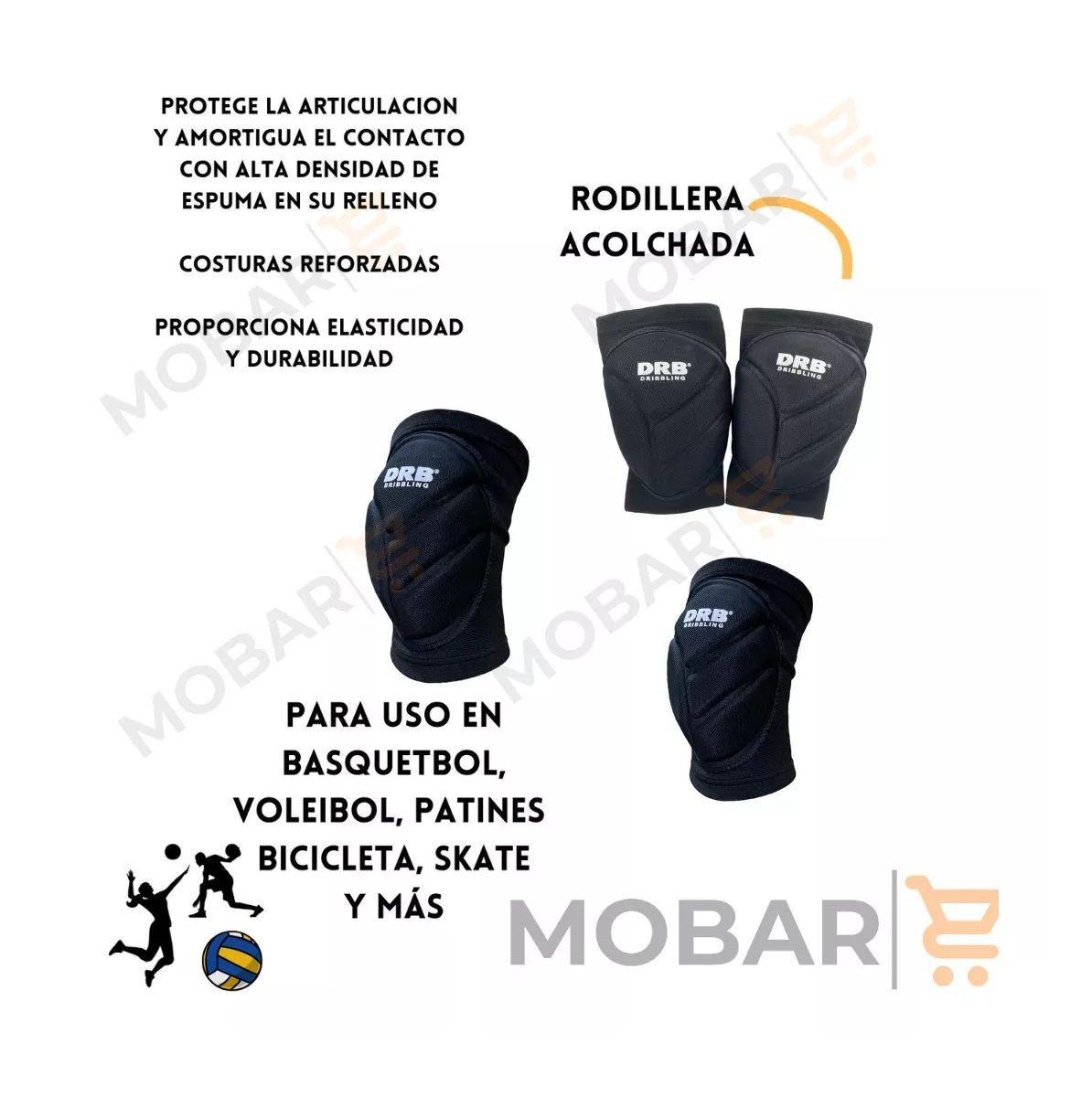 Rodilleras Voleibol Deportivas Drb Acolchada Alta Densidad-4