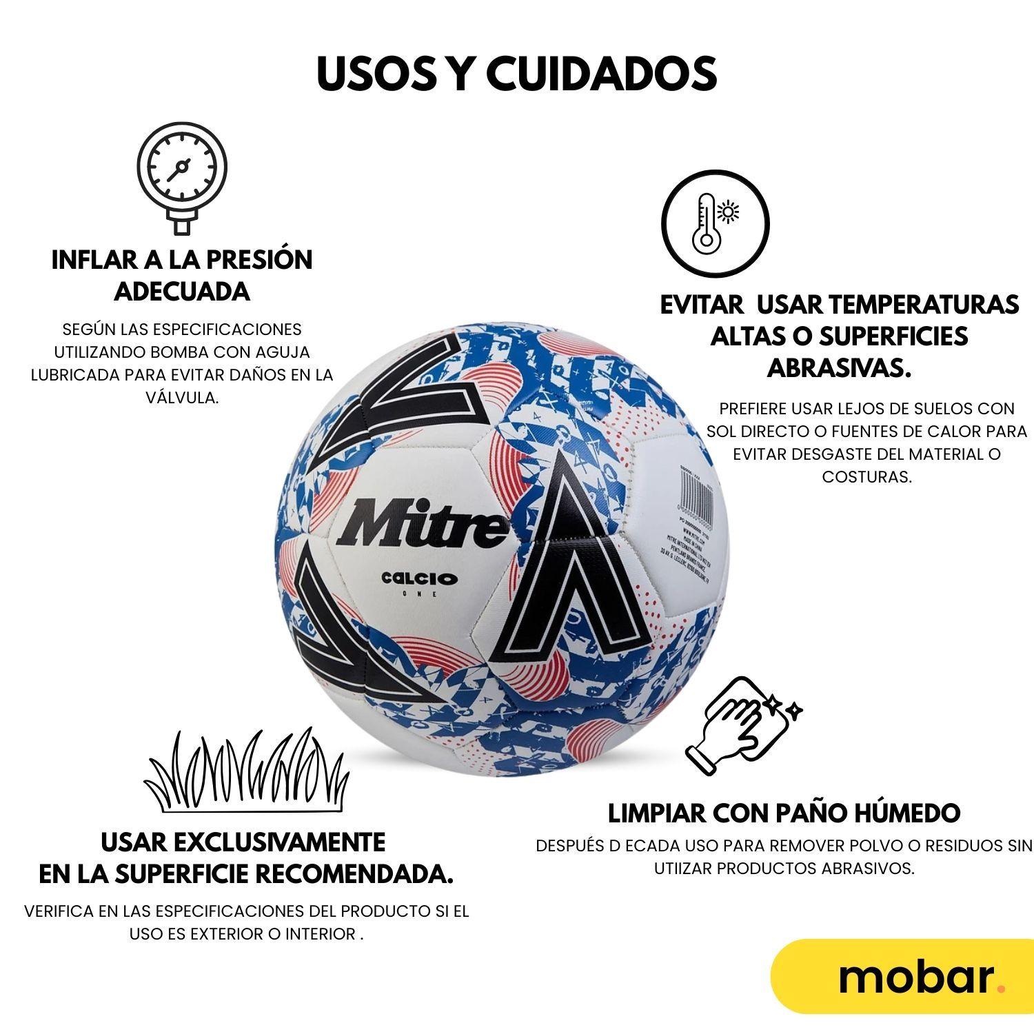 Balon Futbol Pelota Futbol Mitre Calcio T5 Campo Pasto-6