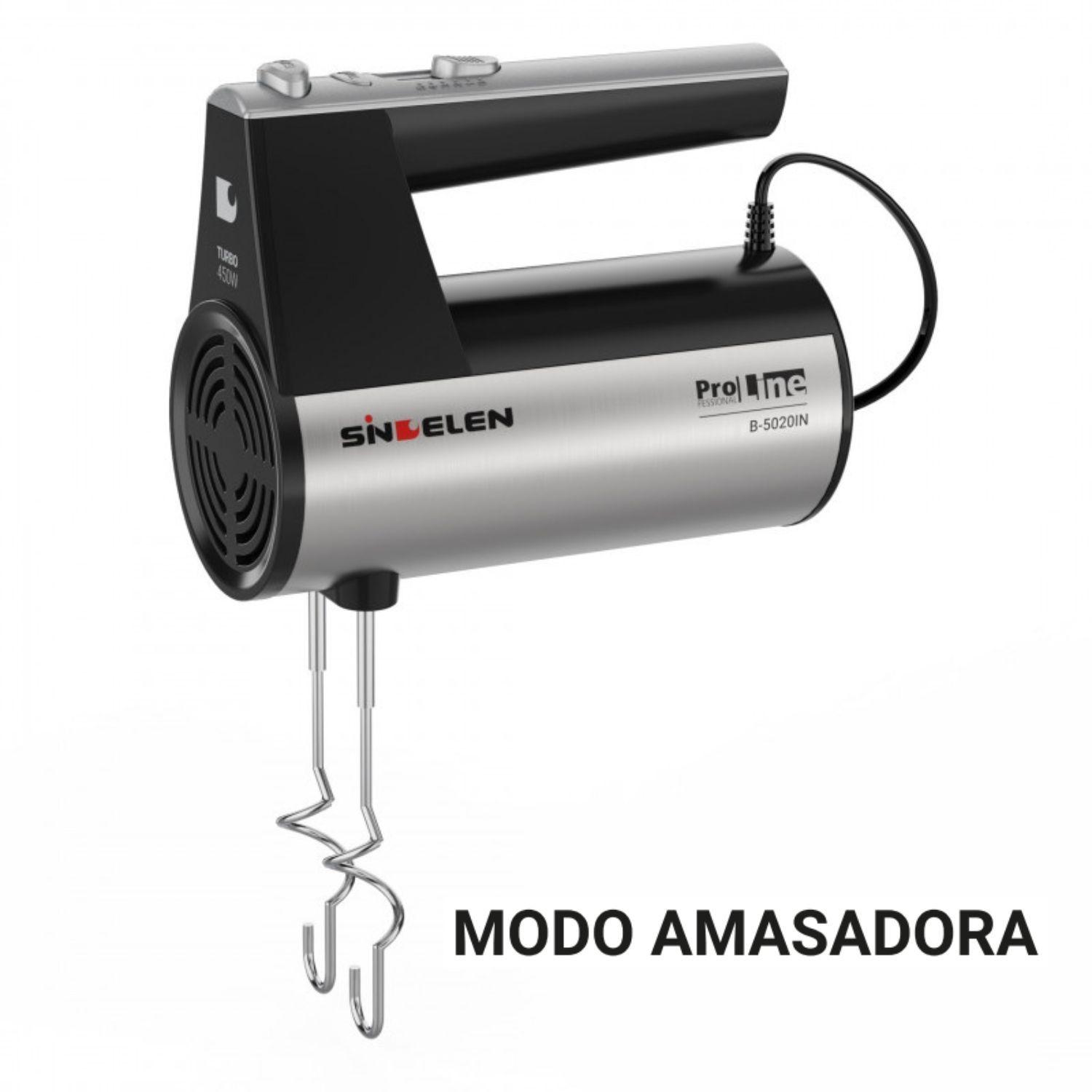 Batidora Manual B 5020in Sindelen 5velocides Turbo 450 Watts-3