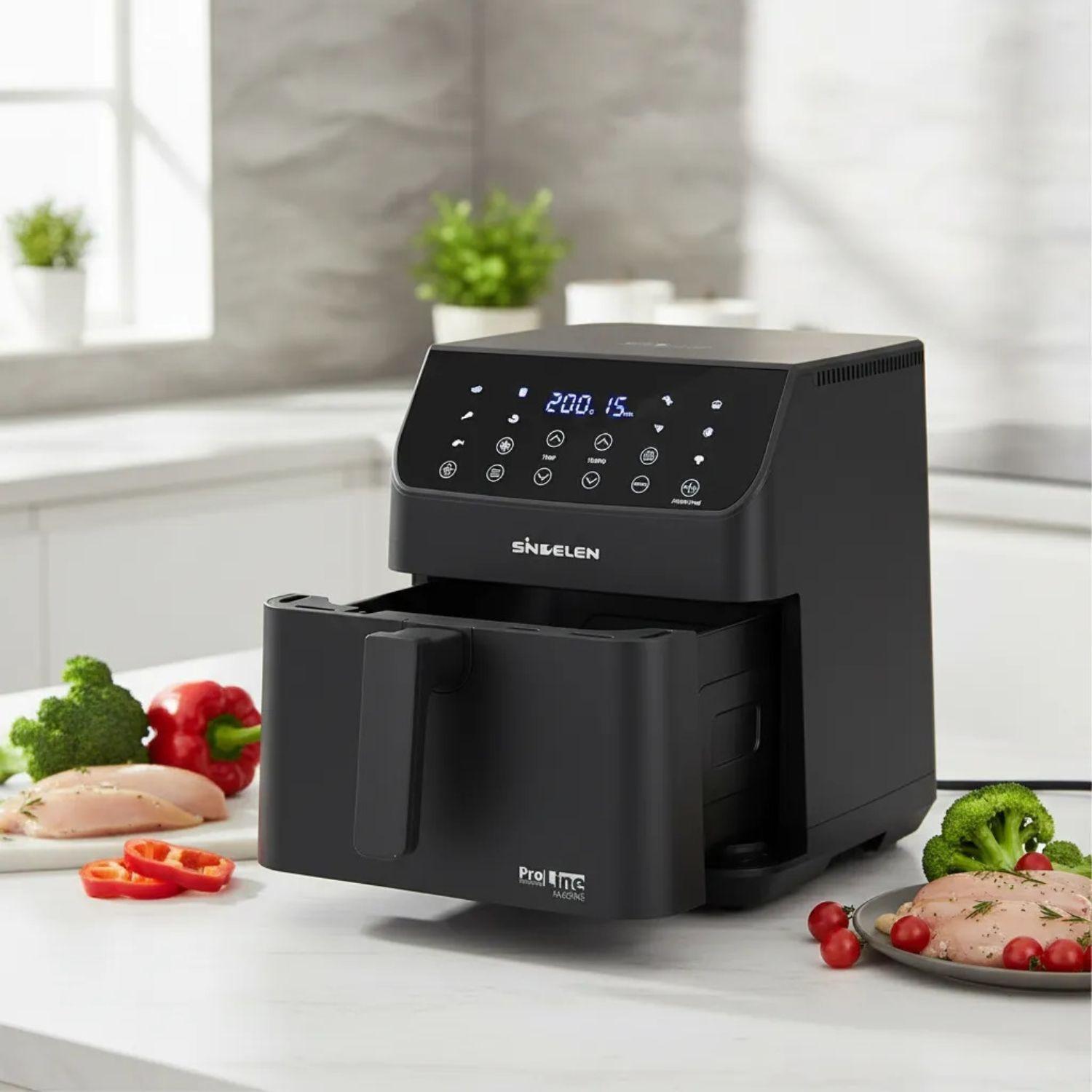 Freidora Aire Sindelen 6 5lts Fa 650ng Panel Digital 10 Prog-3