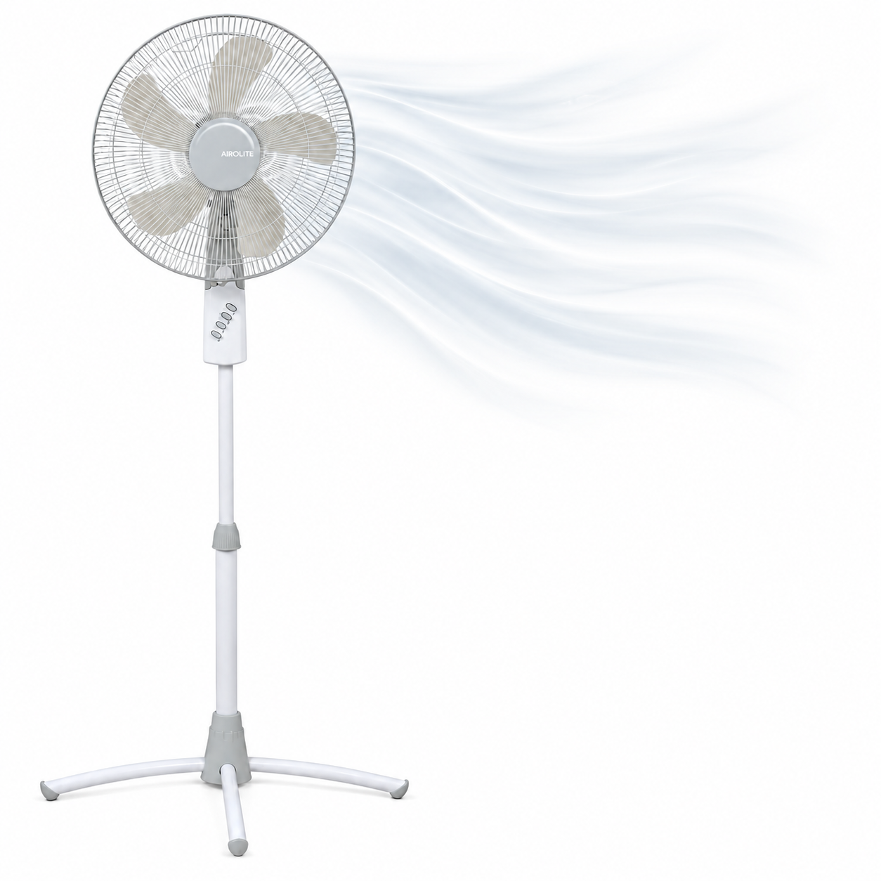Ventilador Pedestal Pie Silencioso 16 V16p6 Airolite 406cm-0