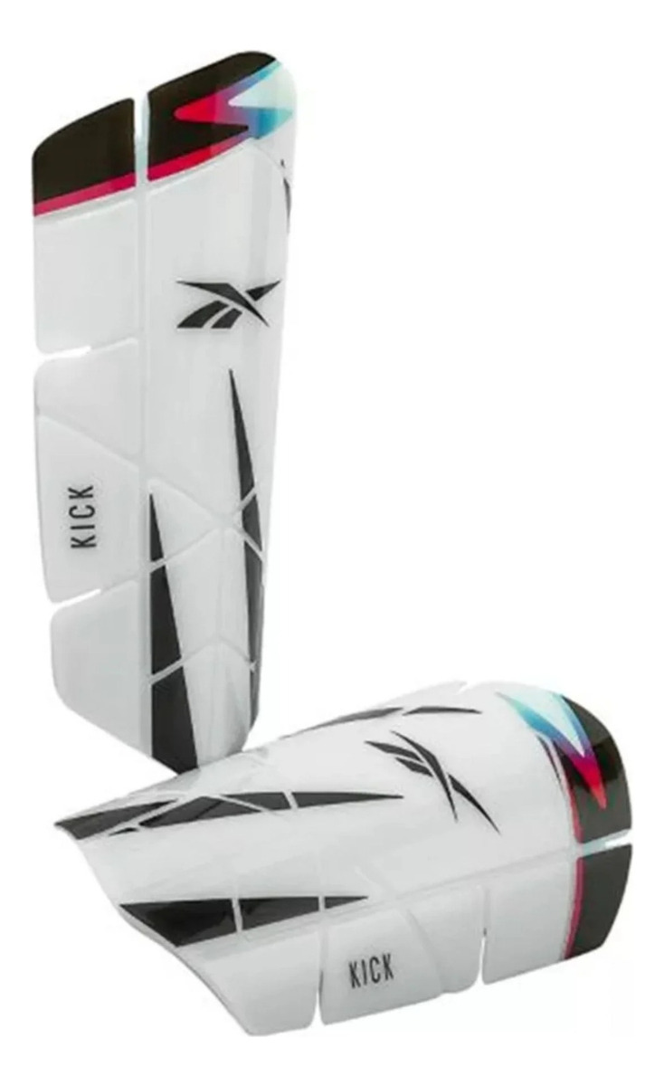 Canilleras Futbol Espinilleras Deportivas Reebok Kick Adulto Fucsia Negro-4