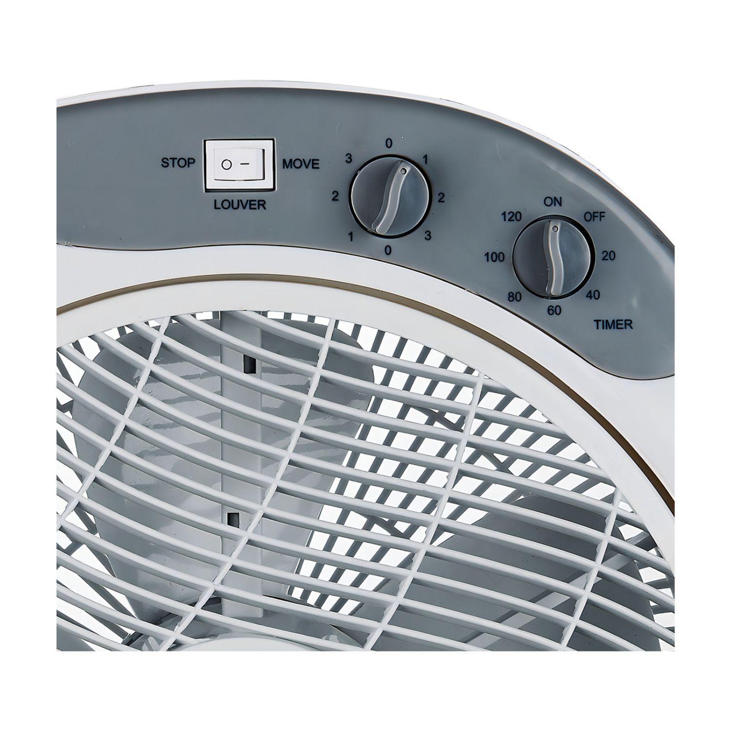 Ventilador Mesa Piso Silencioso Kendal Box Kf-12b3 Timer 120 Min-3