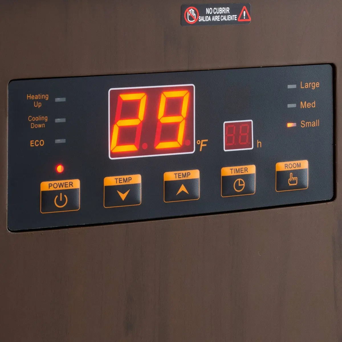 Estufa Electrica Infrarroja Calefactor Thorben Thor Green 1500 2 en 1-6